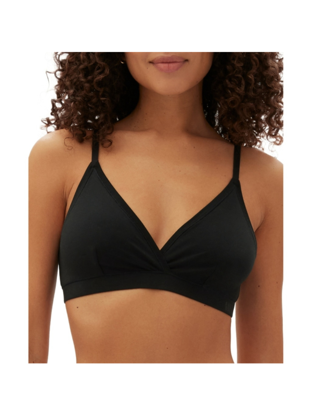 GAP GapBody Extra Small Black Breathe Full Coverage Bralette / Sports Bra NWT